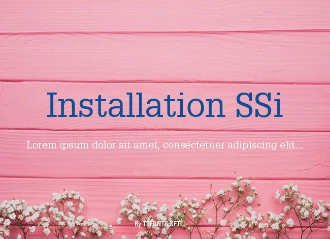 Installation SSi example