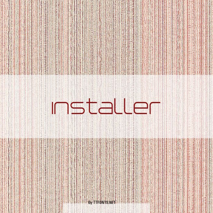 Installer example