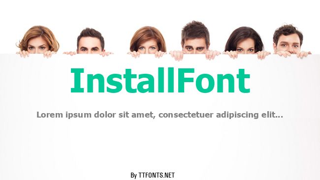 InstallFont example