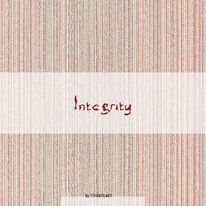 Integrity example