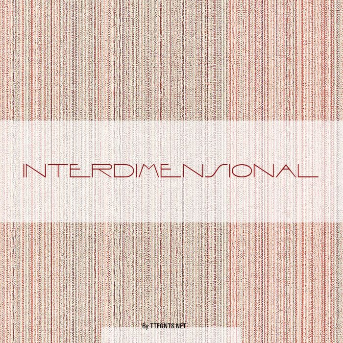 Interdimensional example