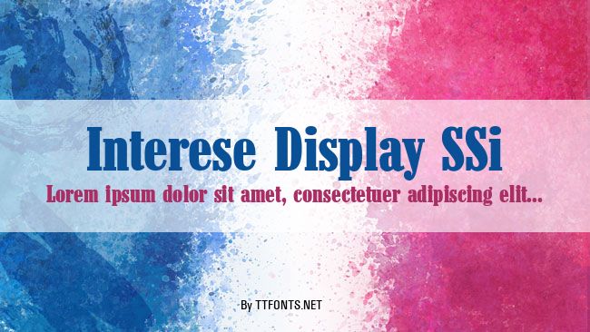 Interese Display SSi example