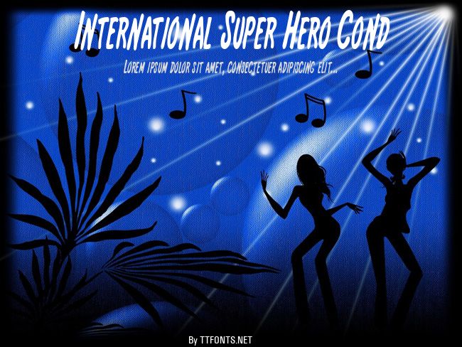 International Super Hero Cond example