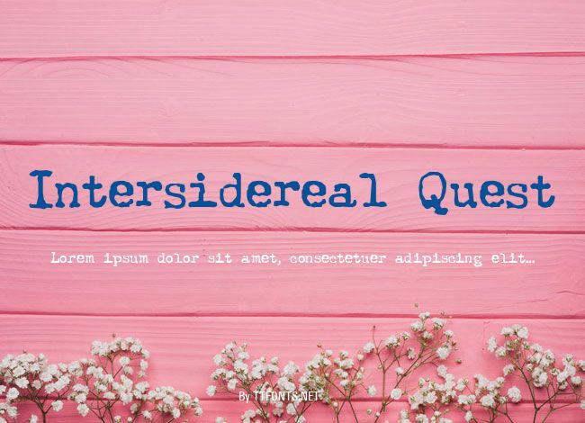 Intersidereal Quest example