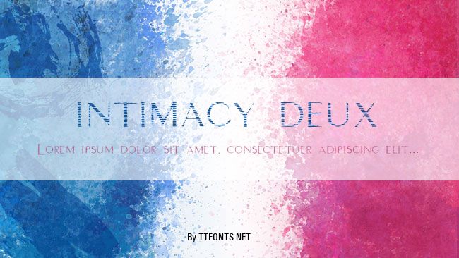 intimacy deux example