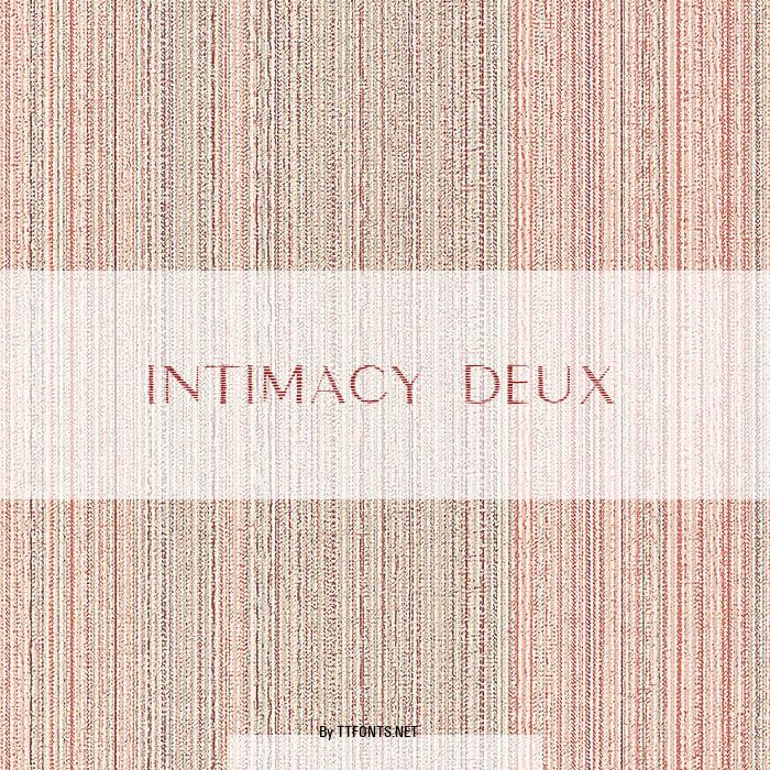 intimacy deux example