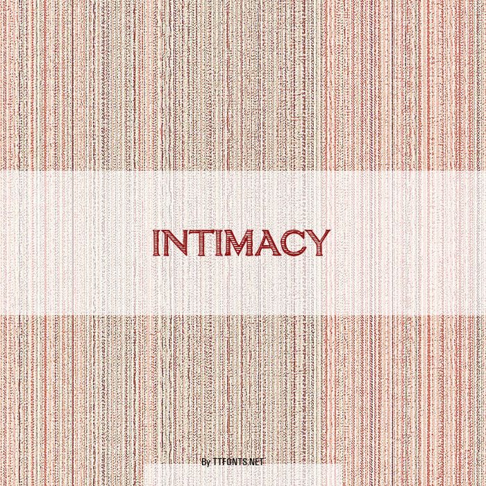 intimacy example