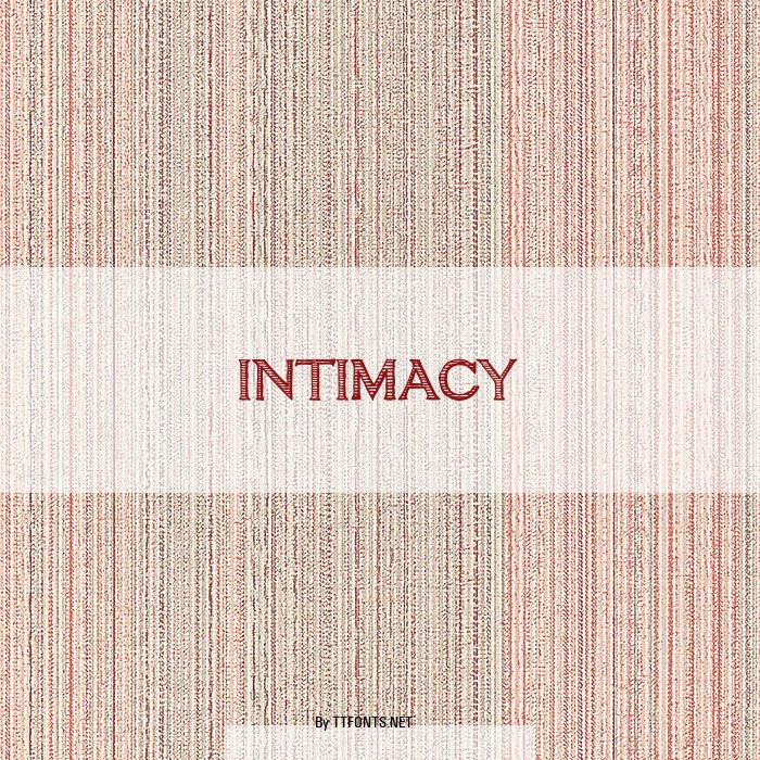 intimacy example