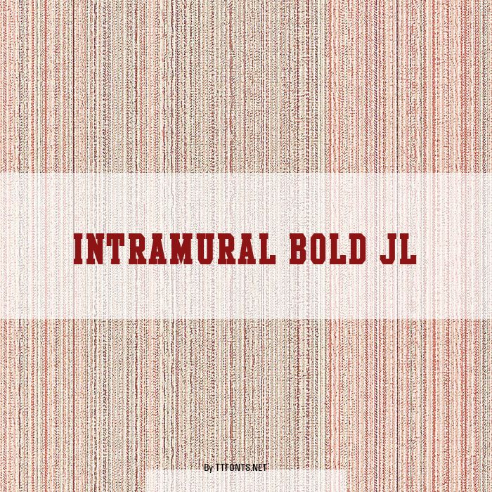 Intramural Bold JL example