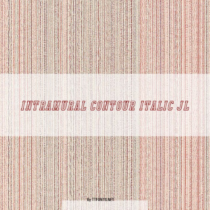 Intramural Contour Italic JL example