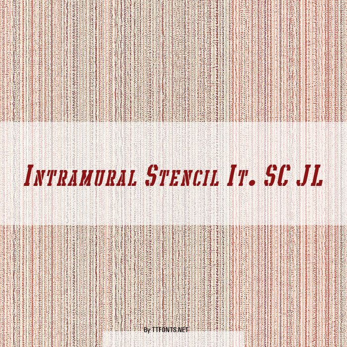 Intramural Stencil It. SC JL example