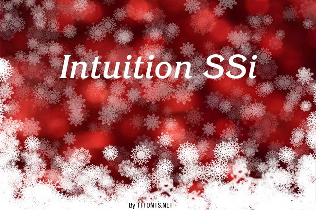 Intuition SSi example