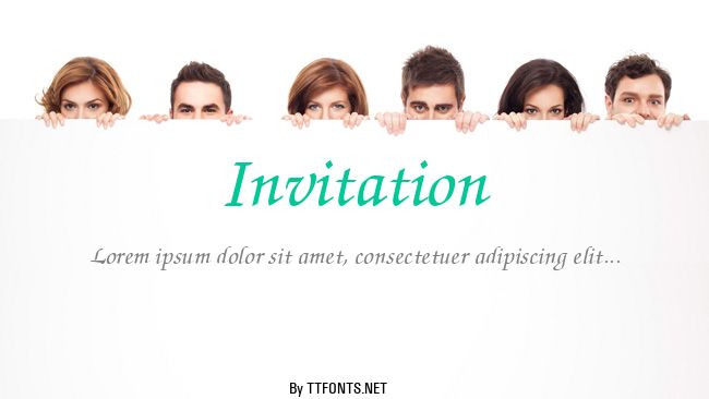 Invitation example