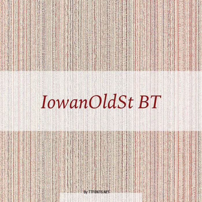 IowanOldSt BT example