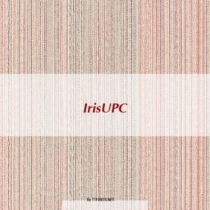 IrisUPC example