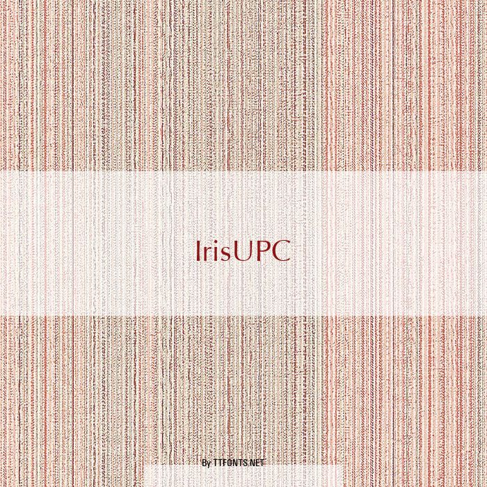 IrisUPC example