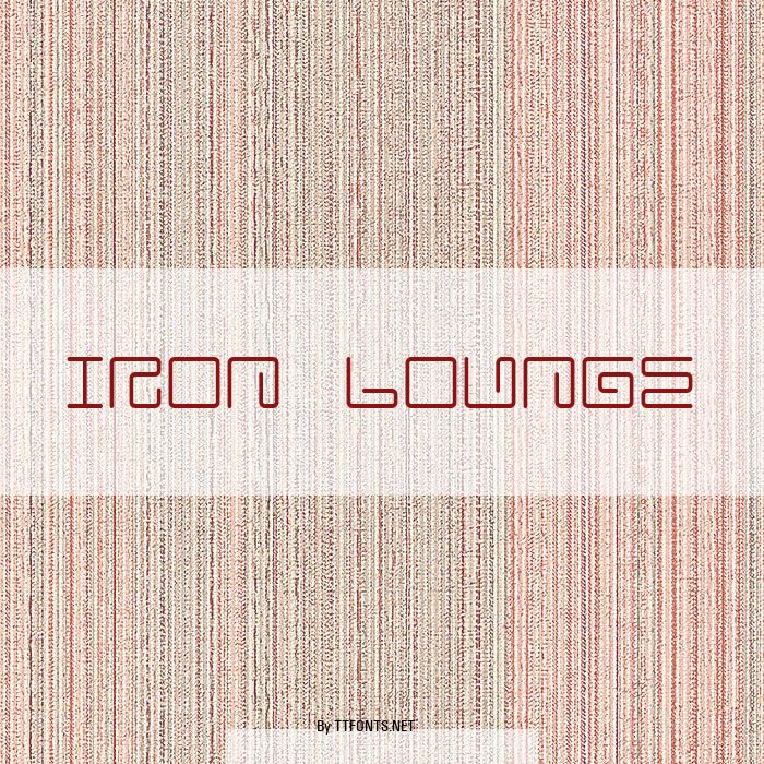 Iron Lounge example