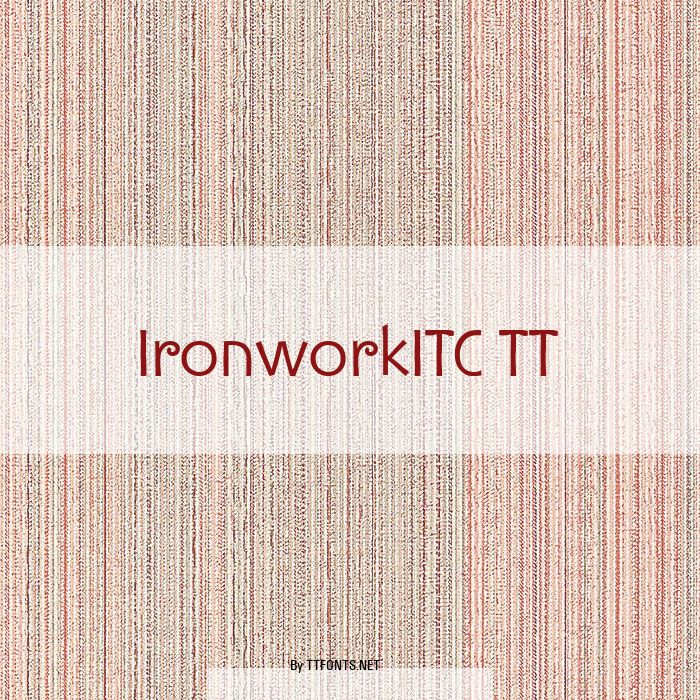 IronworkITC TT example