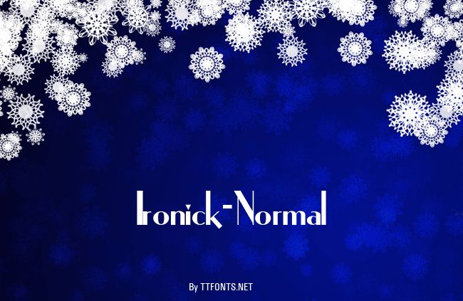 Ironick-Normal example