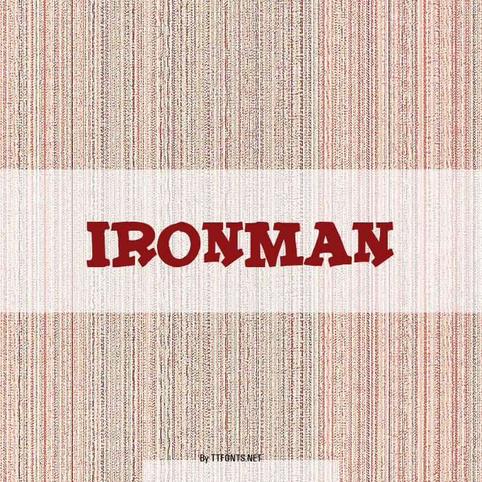 IronMan example