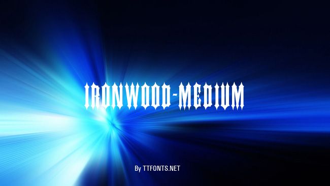 IRONWOOD-Medium example