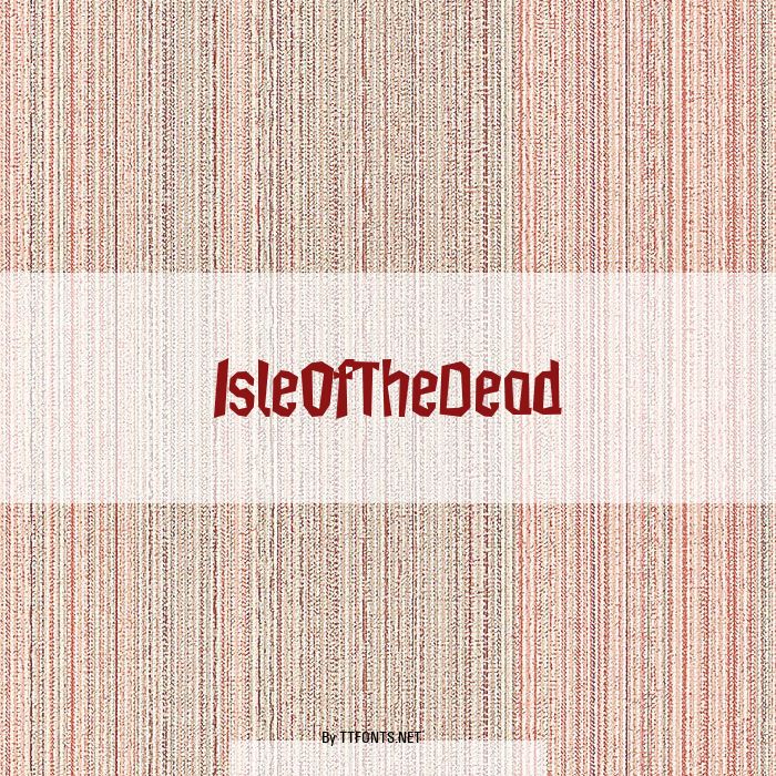 IsleOfTheDead example