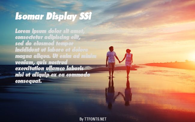 Isomar Display SSi example