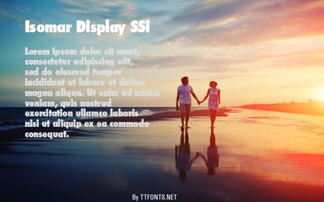 Isomar Display SSi example