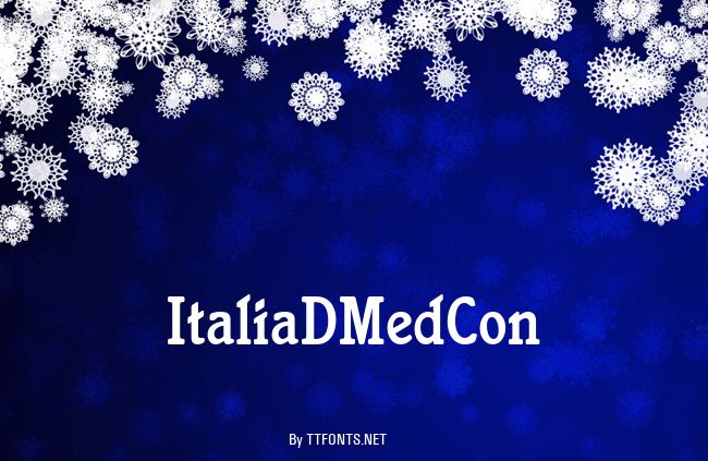 ItaliaDMedCon example