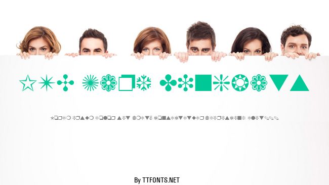 ITC Zapf Dingbats example