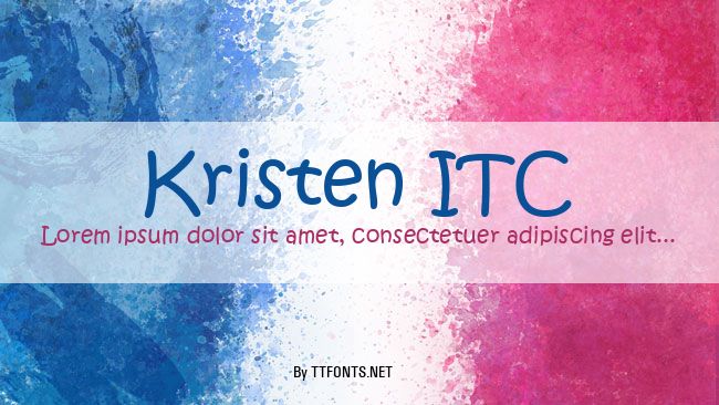 Kristen ITC example