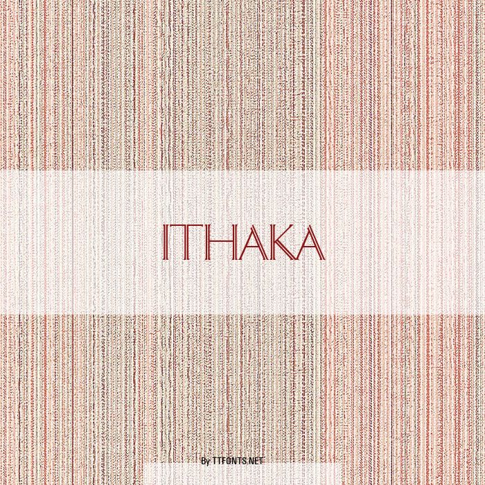 Ithaka example