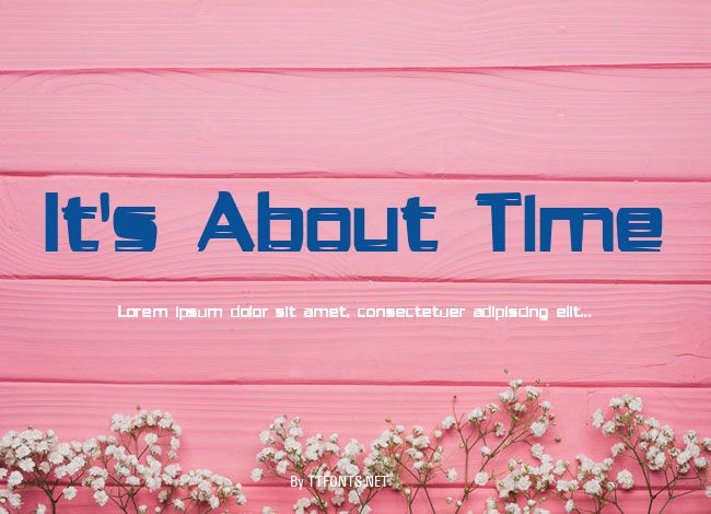 It's About Time example