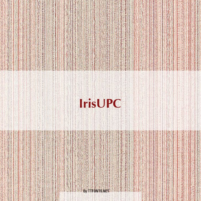 IrisUPC example