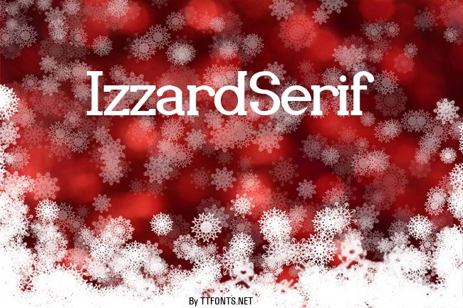 IzzardSerif example