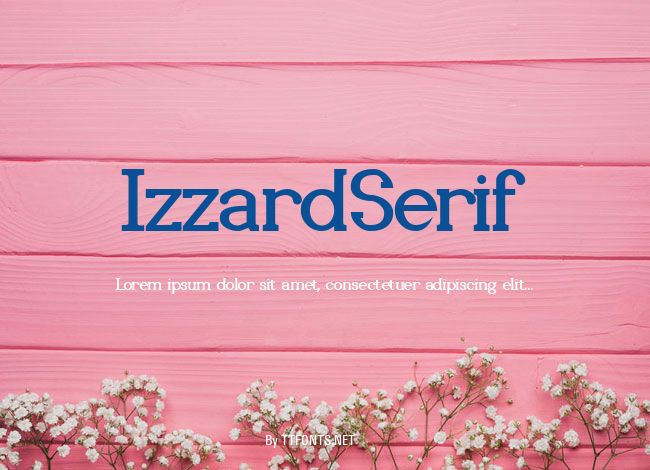 IzzardSerif example