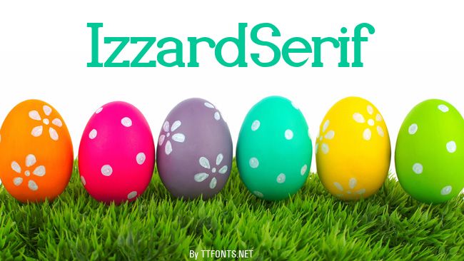 IzzardSerif example