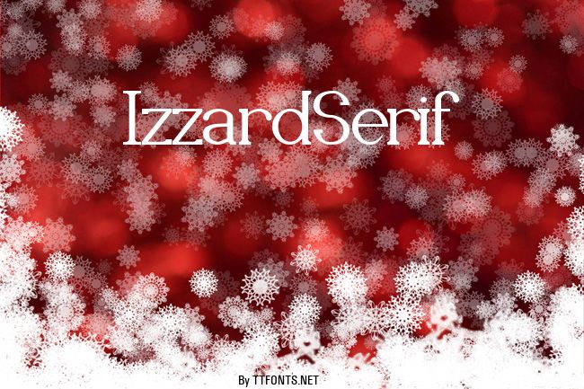 IzzardSerif example