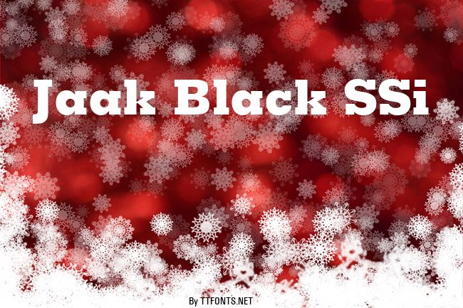 Jaak Black SSi example