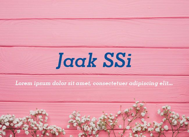 Jaak SSi example