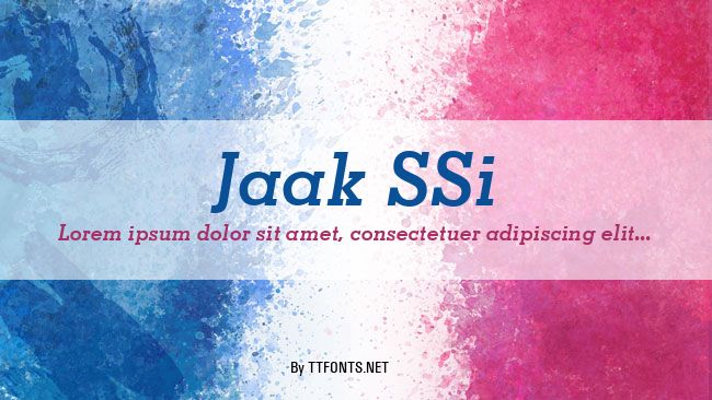Jaak SSi example