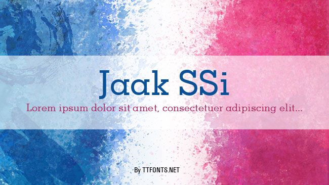 Jaak SSi example