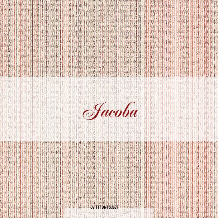 Jacoba example