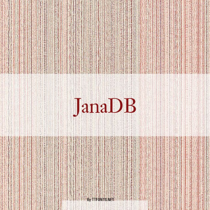 JanaDB example