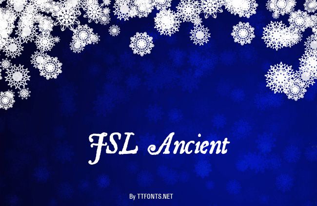 JSL Ancient example