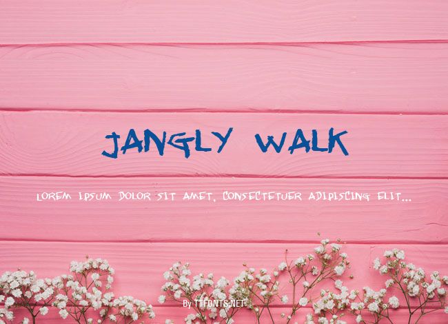 Jangly walk example