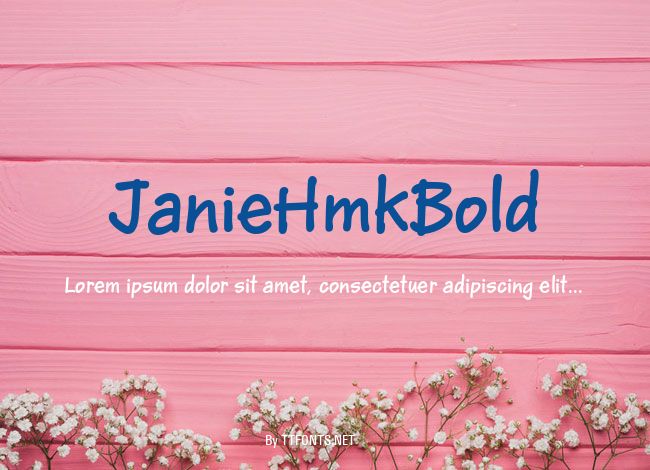 JanieHmkBold example