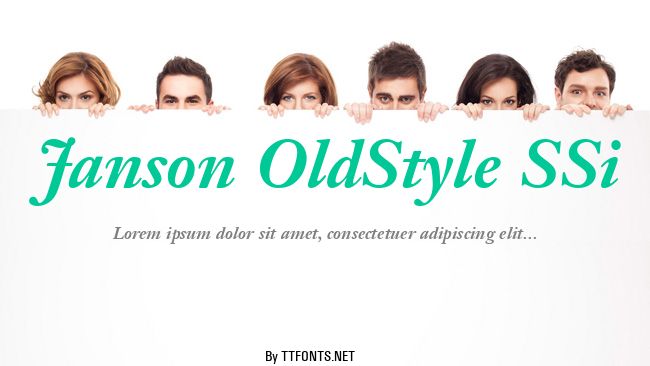 Janson OldStyle SSi example