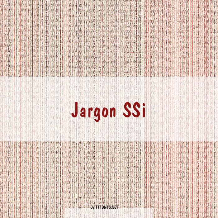 Jargon SSi example