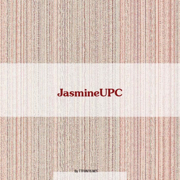 JasmineUPC example